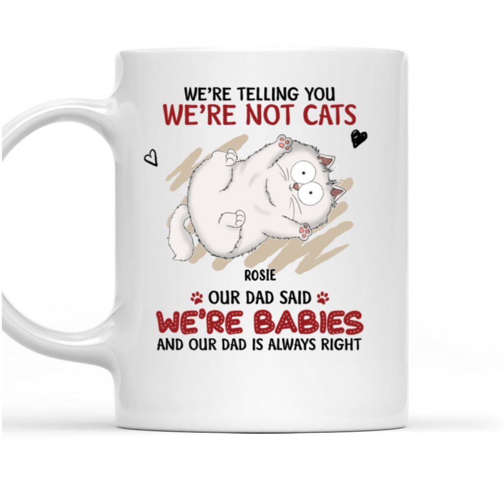 Im A Baby - Personalized Custom Ceramic Coffee Mug for Mom (11oz & 15oz Sizes)