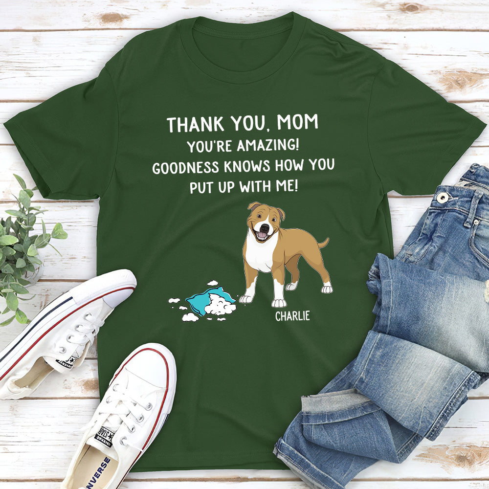 Goodness Knows - Personalized Custom Unisex 5.3 oz T-shirt for Pet Lovers