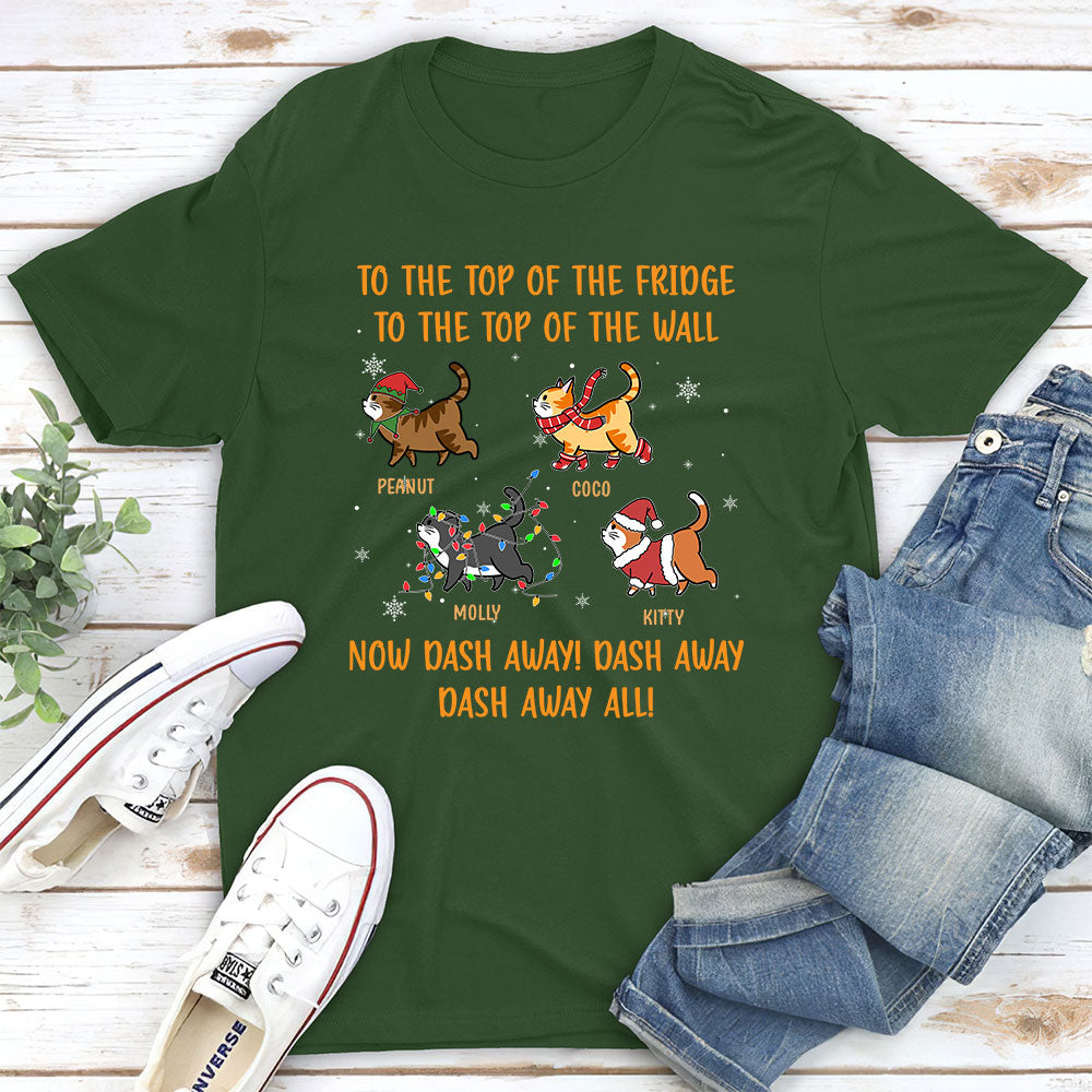 Dash Away - Personalized Custom Unisex 5.3 oz T-shirt for Pet Lovers