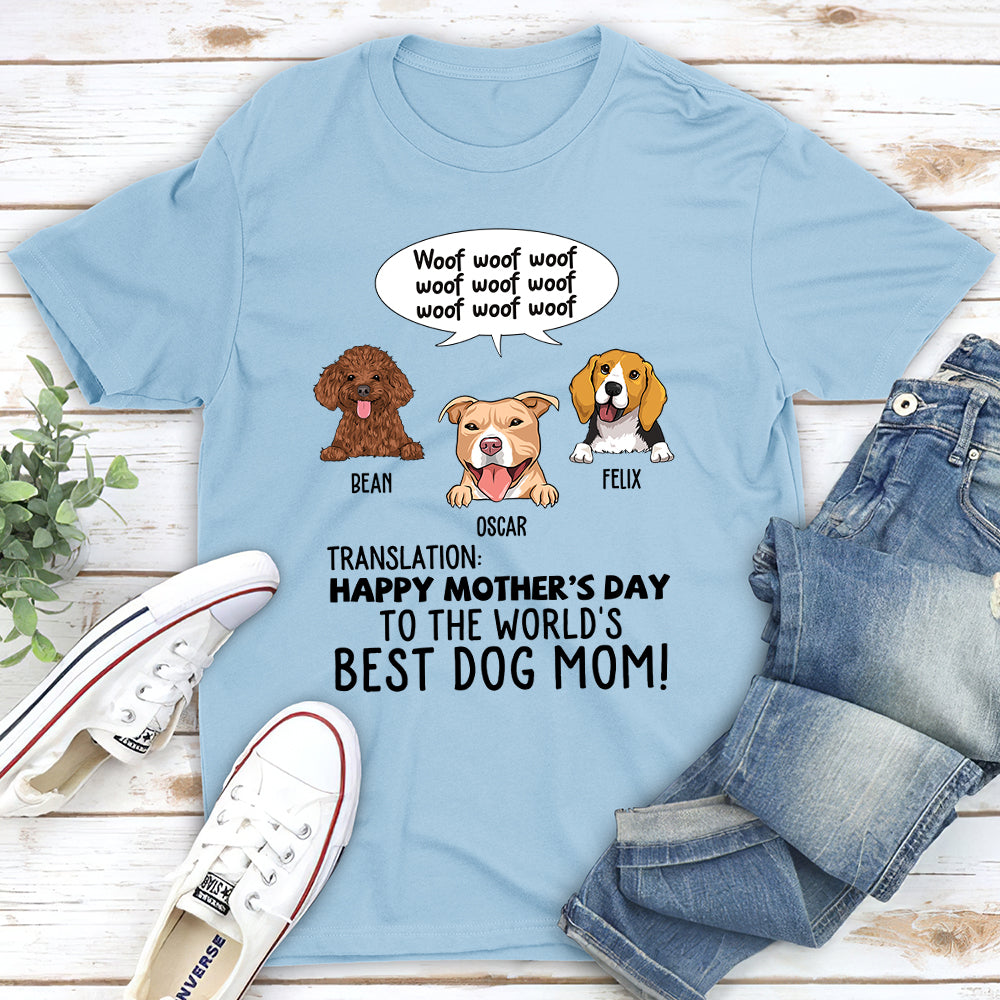 Woof Woof Woof - Personalized Custom Unisex 5.3 oz T-shirt for Pet Lovers