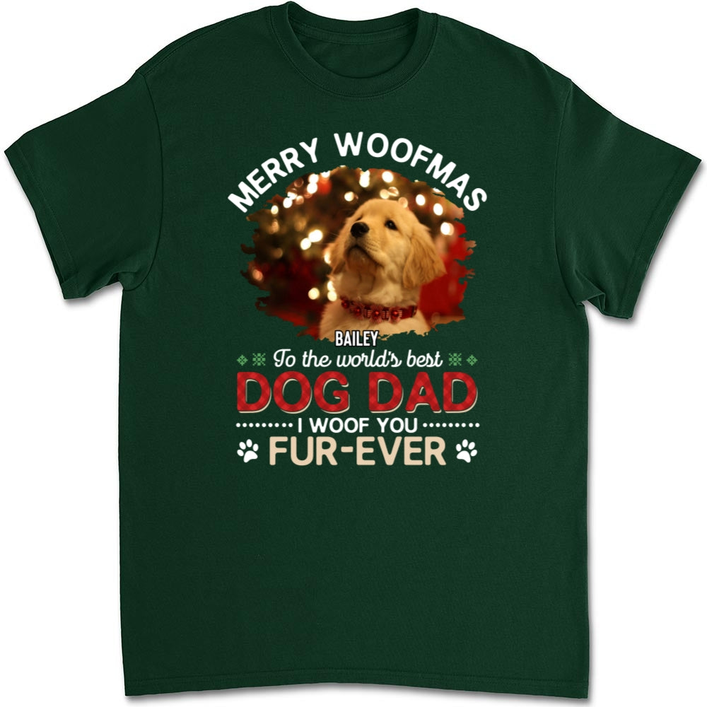 We Woof You Personalized Custom Unisex Photo T-shirt - Ideal Gift for Pet Lovers