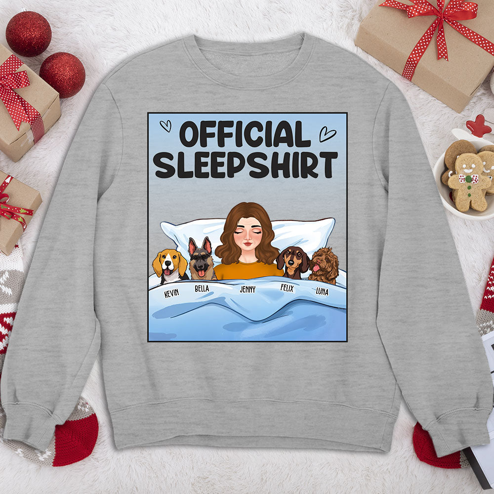 This Is My Sleepshirt - Personalized Custom Unisex 8.0 oz Sweatshirt for Pet Lovers