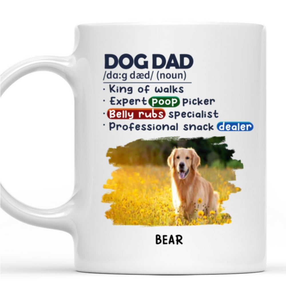 Personalized Custom Dog King Queen Of Walks Photo Coffee Mug - 11oz & 15oz Sizes