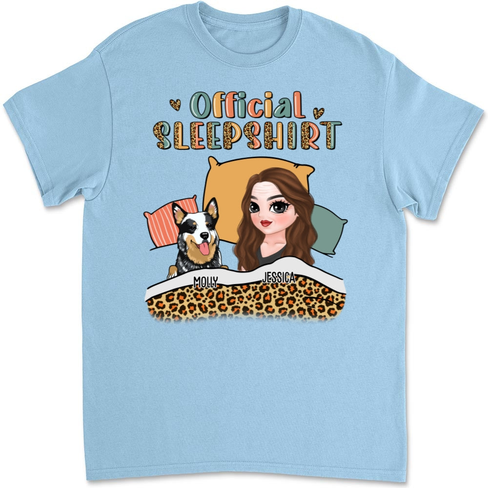 Sleepshirt Ver 2 - Personalized Custom Unisex Cotton T-Shirt for Pet Lovers