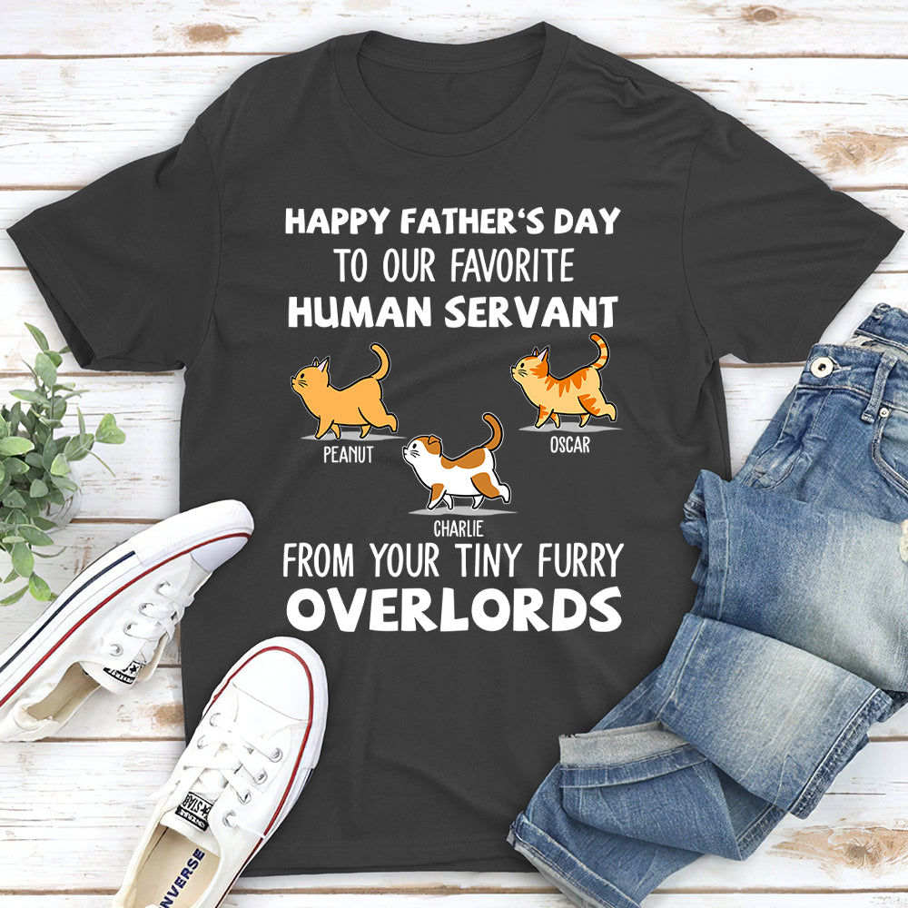Unique Personalized Custom Unisex Human Servant T-shirt for Pet Lovers