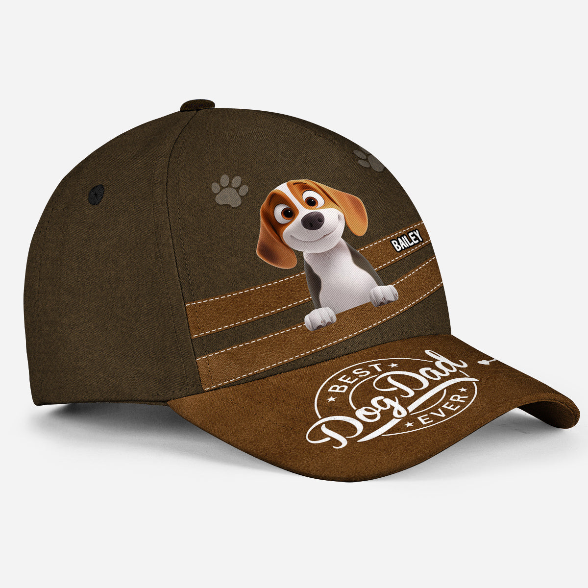 World's Best - Personalized Custom High - Quality Comfortable Classic Cap for Camping and as Father's Day Gift