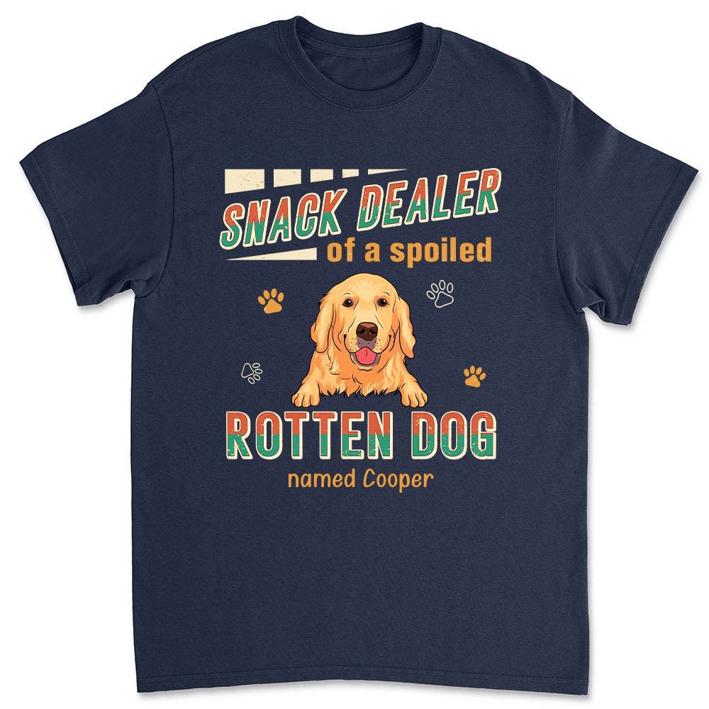 Best Snack Dealer - Personalized Custom Unisex 5.3 oz T-shirt for Pet Lovers