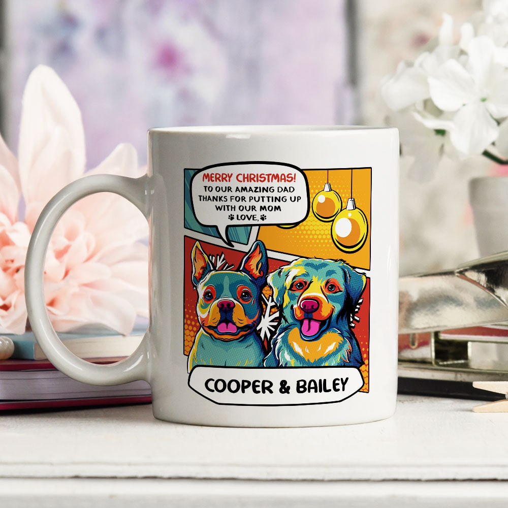 Christmas Personalized Custom Coffee Mug for Amazing Dads