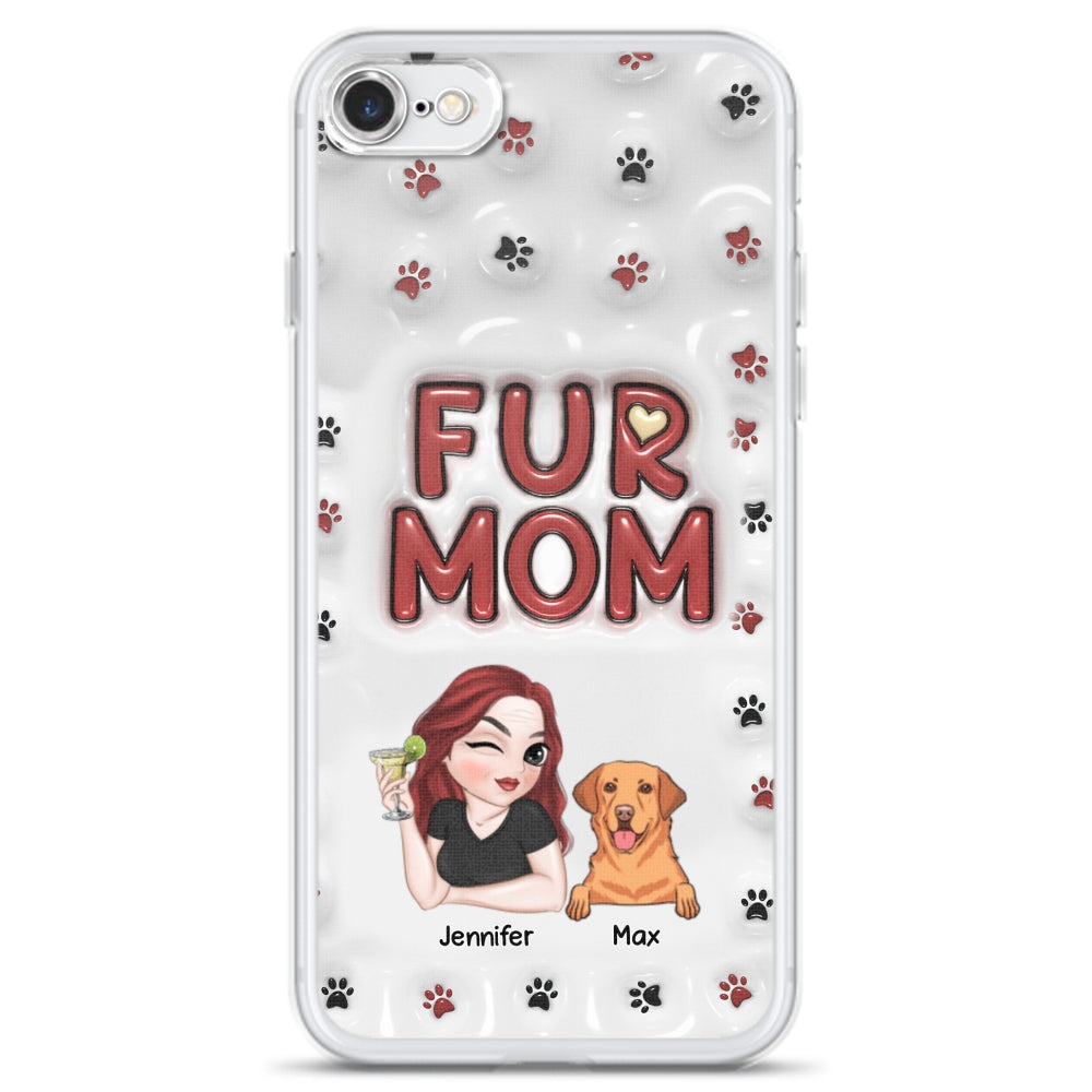 Lovely Fur Mom - Exquisite Personalized Custom 3D Inflated Effect Smartphone Case