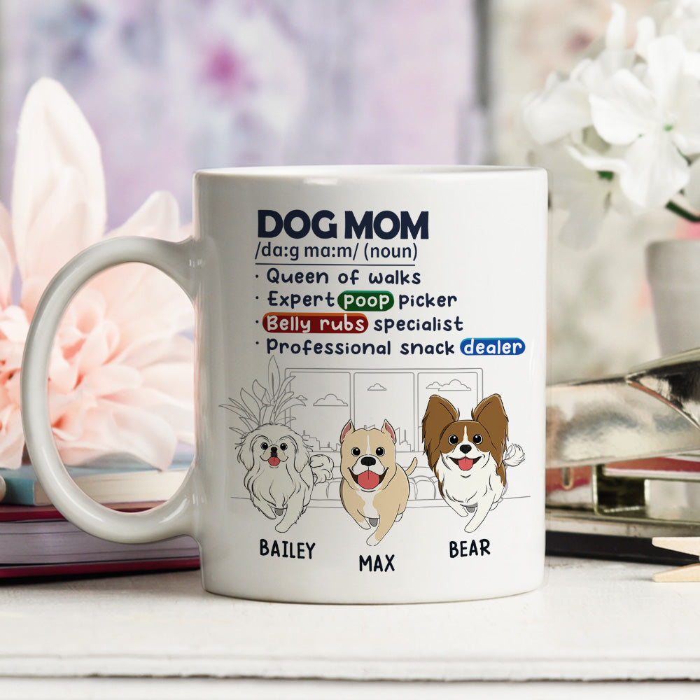 Dog King Queen Of Walks - Premium Personalized Custom Ceramic Coffee Mug for All Beverages
