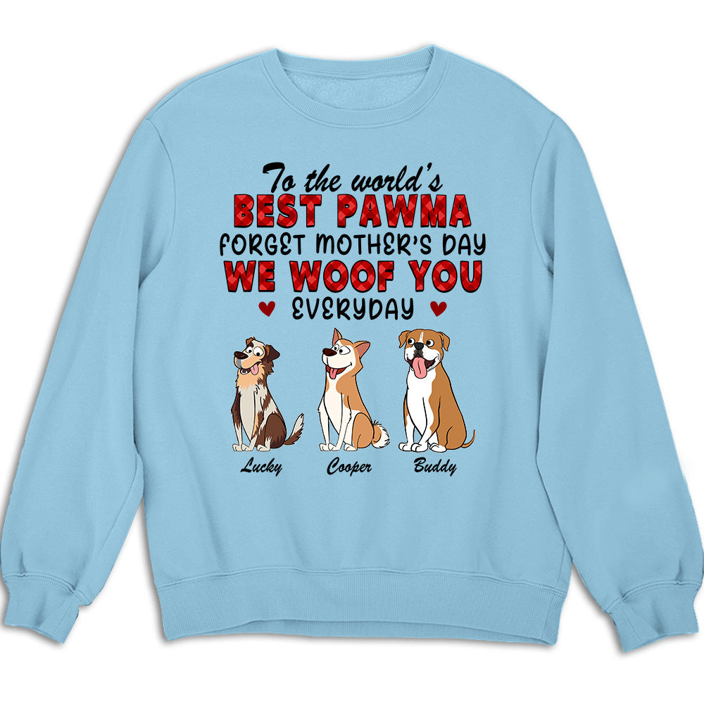 Forget That Day - Personalized Custom Unisex 8.0 oz Sweatshirt for Pet Lovers