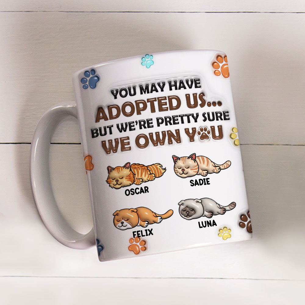 Personalized Custom 3D Inflated Effect Ceramic Mug - 11oz for All Your Favorite Beverages