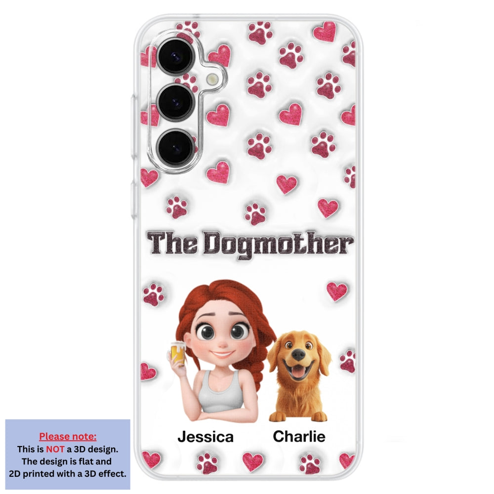 Slay Cartoon Dog Mother - Exclusive Personalized Custom 3D Inflated Effect Phone Case for Stylish Protection