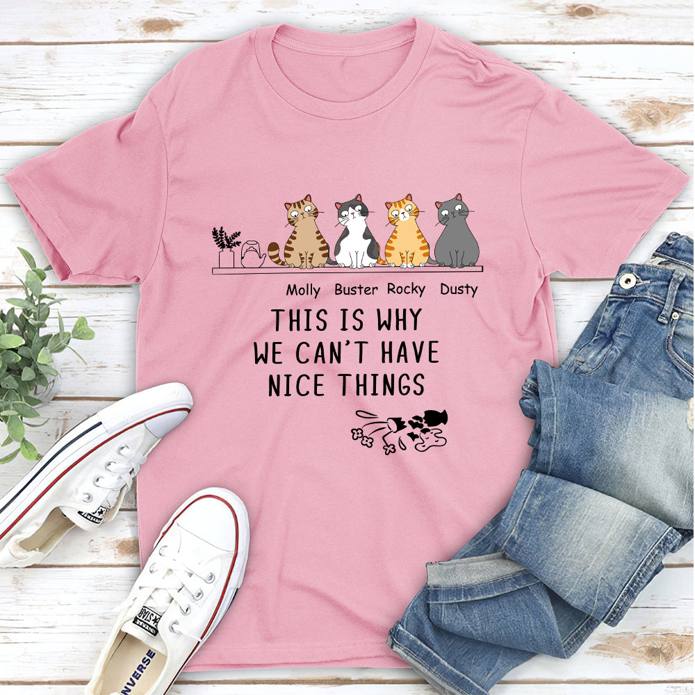 The Naughty Cats - Premium Personalized Custom Unisex 5.3 oz T-shirt