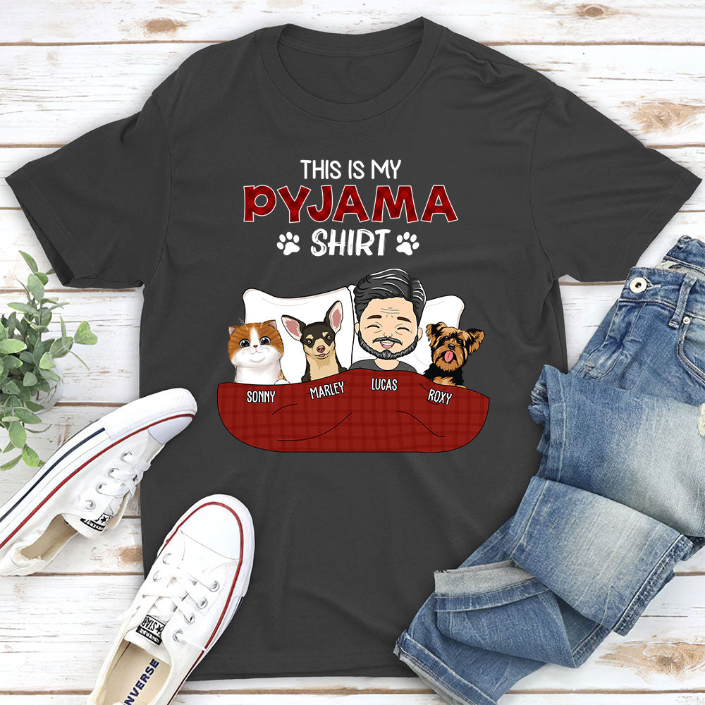 Personalized Custom Unisex Pajama T-shirt - Version 2