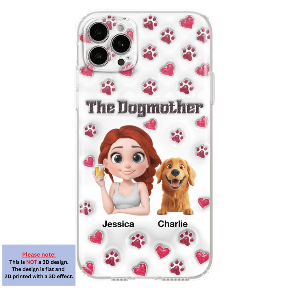 Slay Cartoon Dog Mother - Exclusive Personalized Custom 3D Inflated Effect Phone Case for Stylish Protection