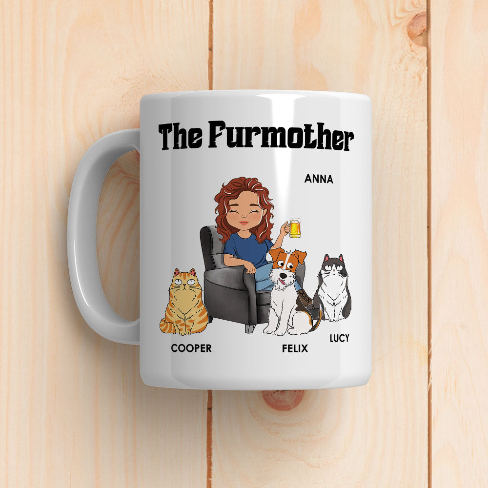 The Fur Parents - Exquisite Personalized Custom Coffee Mug for Pet Lovers