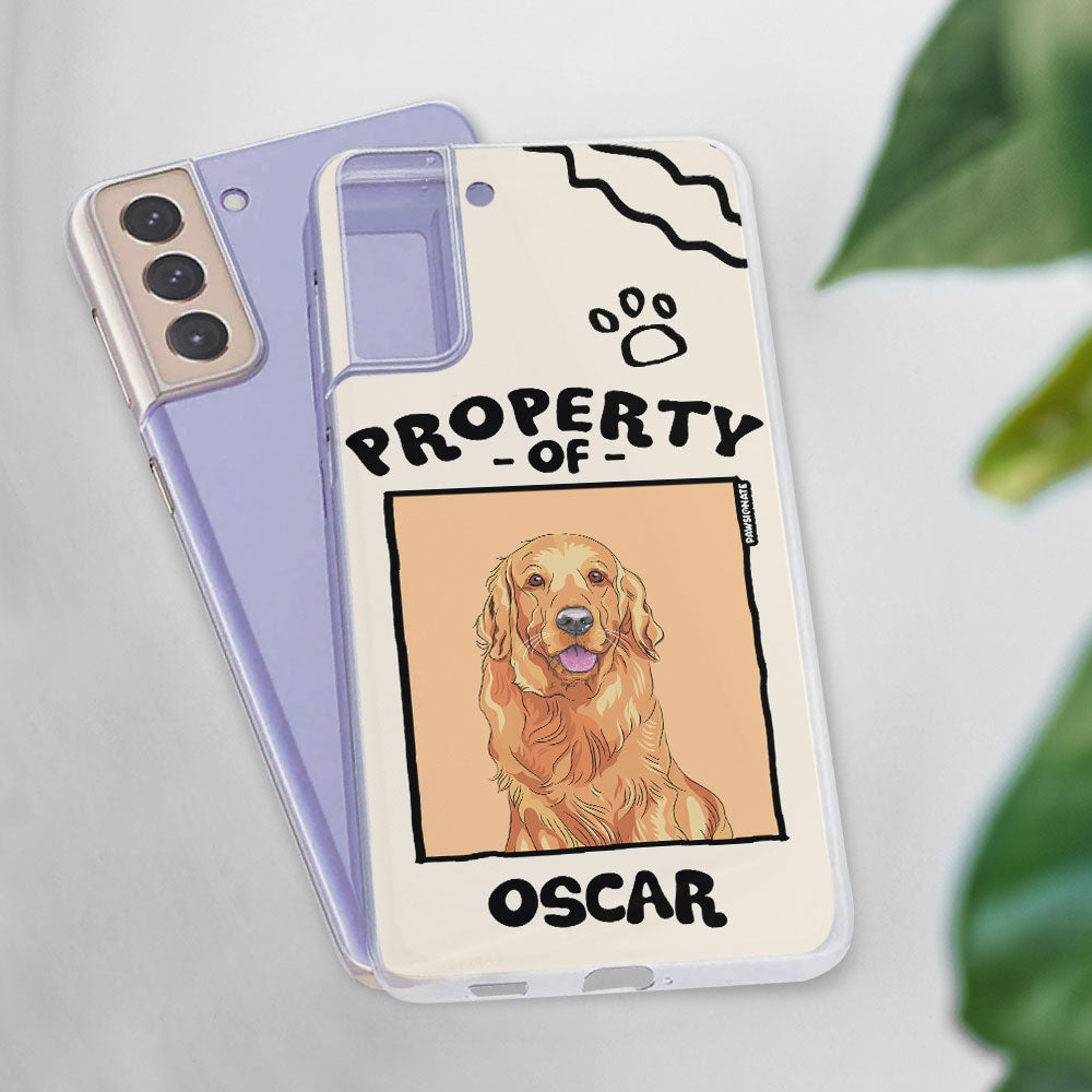 Customizable Dog Mom/Dad Cartoon Personalized Phone Case for Pet Enthusiasts