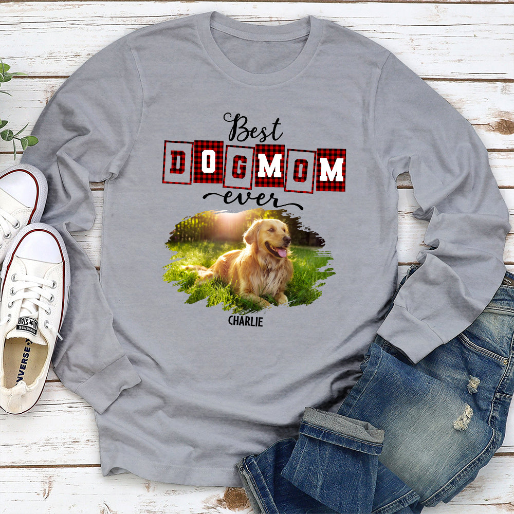Best Mom Of The Year Personalized Custom Photo Long Sleeve Unisex T-shirt