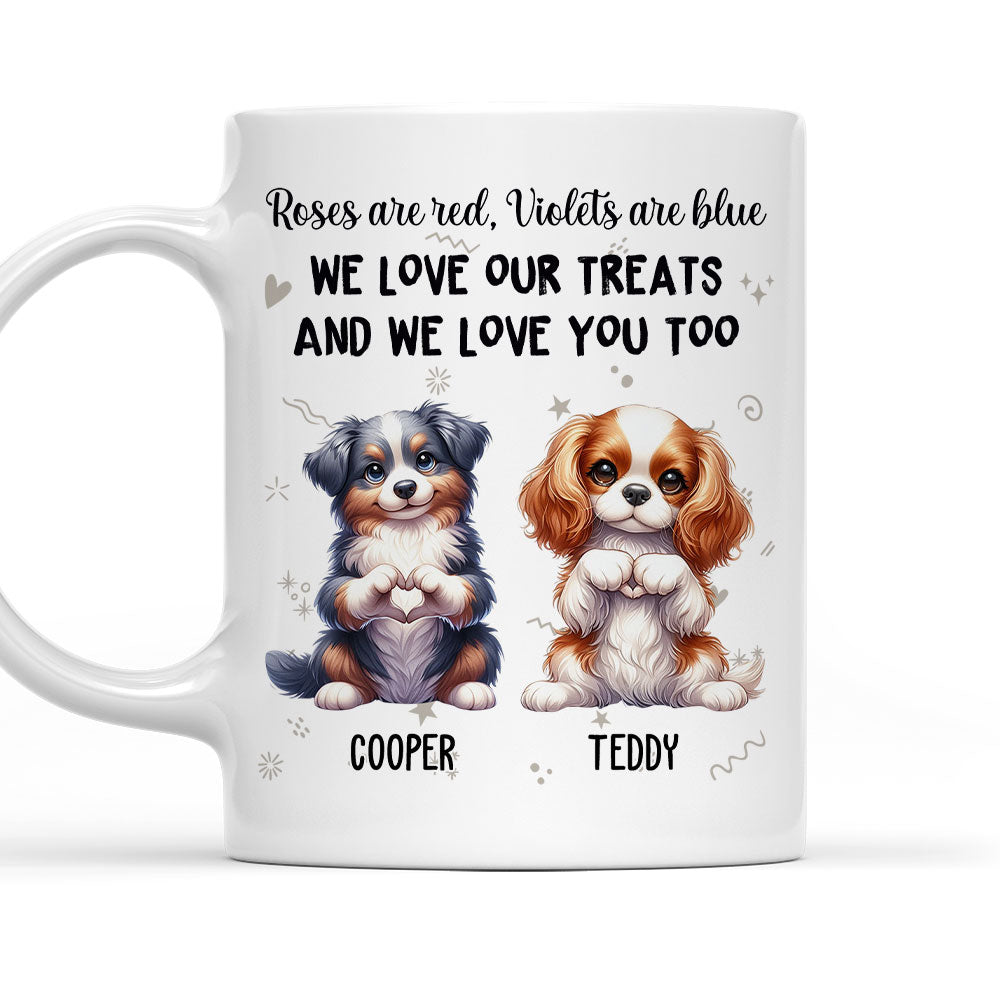 Love Treats Love You - Premium Personalized Custom Coffee Mug for Pet Lovers