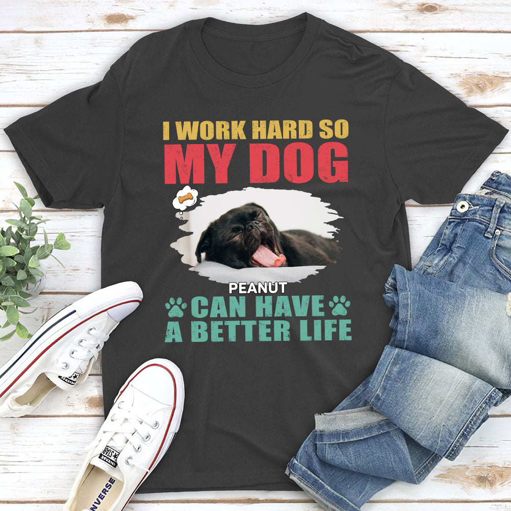 Enhance Your Dog's Life with Personalized Custom Unisex T-shirt