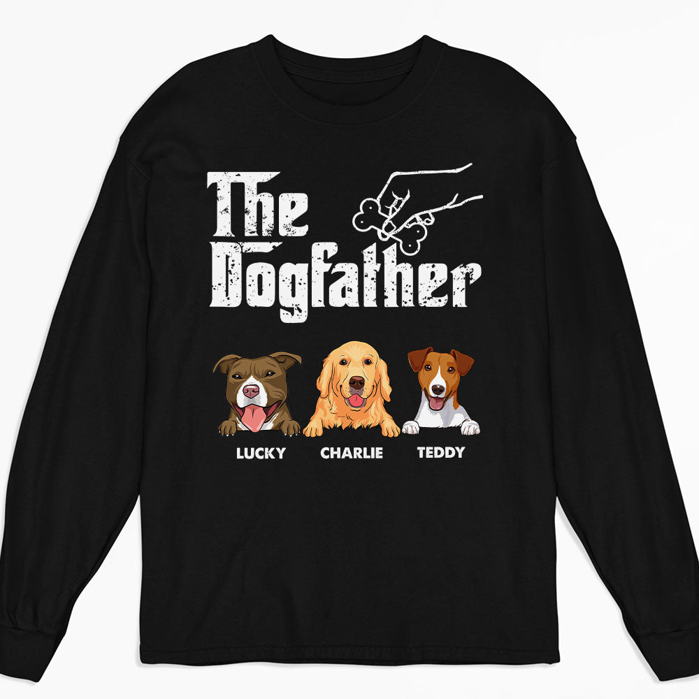 The Dog Father - Exclusively Personalized Custom Long Sleeve Unisex T-shirt