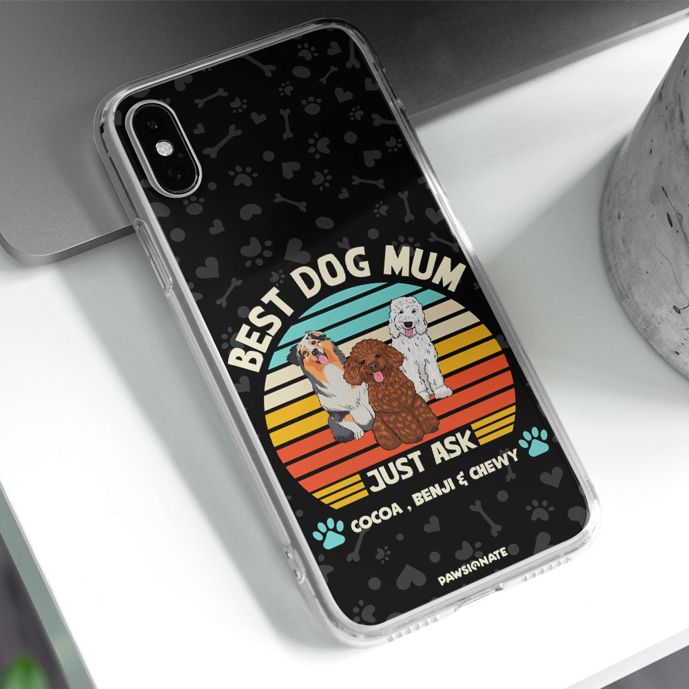 Best Dog Mom/Dad Ever - Exquisitely Personalized Custom Phone Case for Pet Enthusiasts