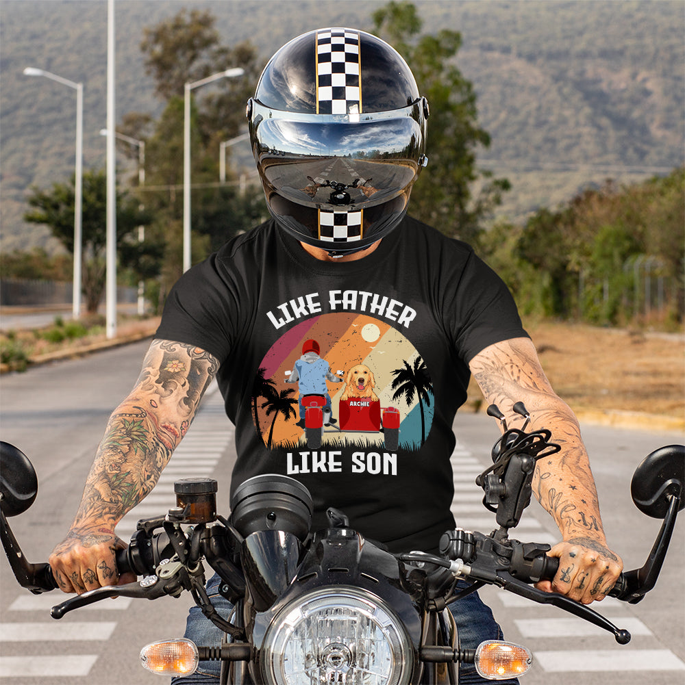 Like Father Like Pet - Personalized Custom Unisex 5.3 oz T-Shirt for Pet Lovers