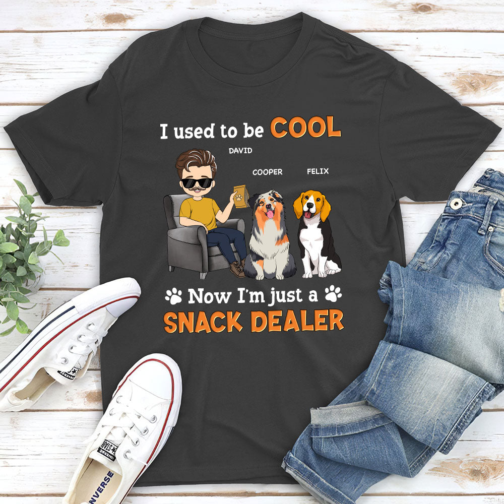 Just Snack Dealer - Personalized Custom Unisex 5.3 oz T-shirt for Pet Lovers