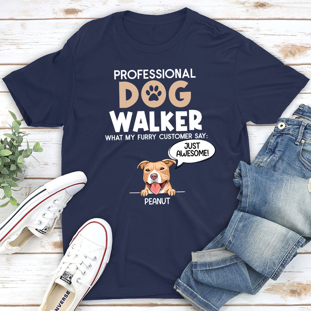 My Furry Customer - Personalized Custom Unisex 5.3 oz T-shirt for Pet Lovers