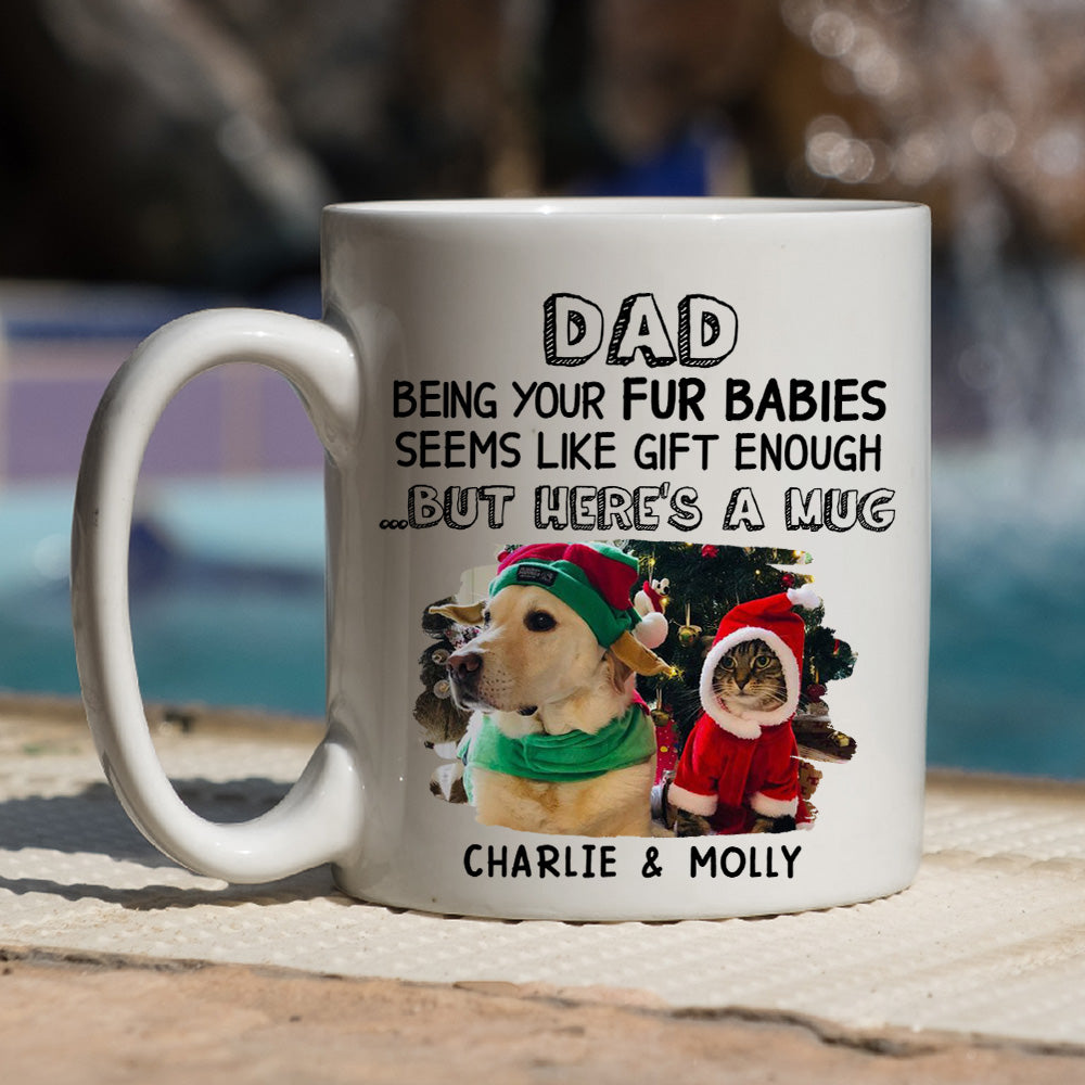 Personalized Custom Pet Fur Themed Coffee Mug - Ideal Gift for Pet Lovers