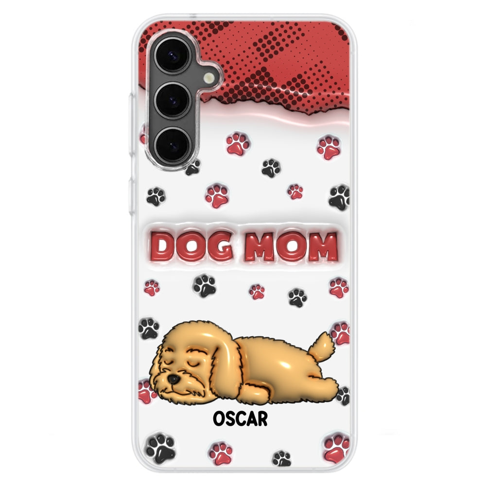 Dog Mom Version 2 - Exquisite Personalized Custom 3D Inflated Effect Phone Case for Fashion - Forward Dog Lovers