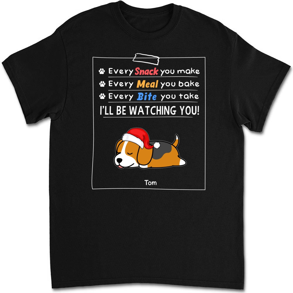 I Will Be Watching You - Personalized Custom Unisex 5.3 oz T-shirt for Pet Lovers