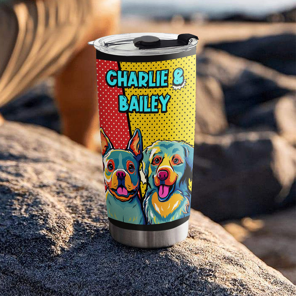 Personalized 'I Love You More Than All The Treats' Custom 20oz Tumbler - Keep Drinks Cold 24 Hours & Hot 12 Hours