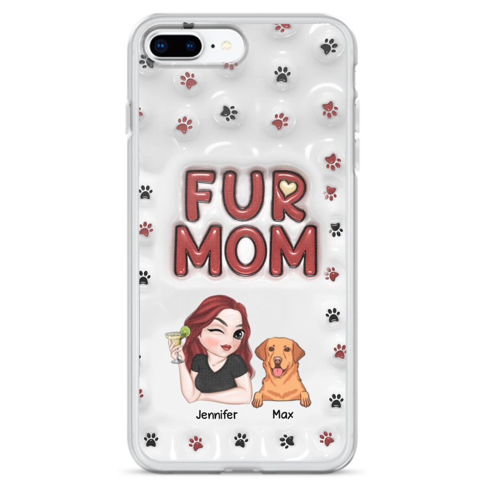 Lovely Fur Mom - Exquisite Personalized Custom 3D Inflated Effect Smartphone Case