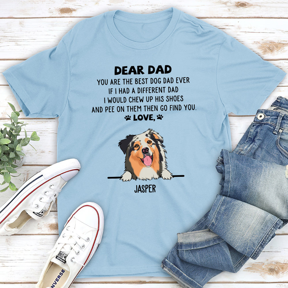 If I Had A Mom - Personalized Custom Unisex 5.3 oz T-shirt for Pet Lovers
