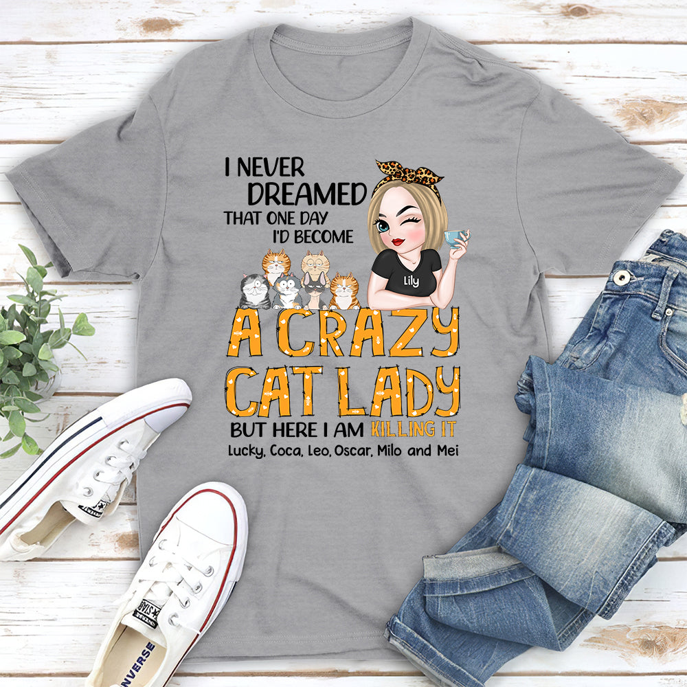 Never Dreamed - Personalized Custom Unisex 5.3 oz T-shirt for Pet Lovers