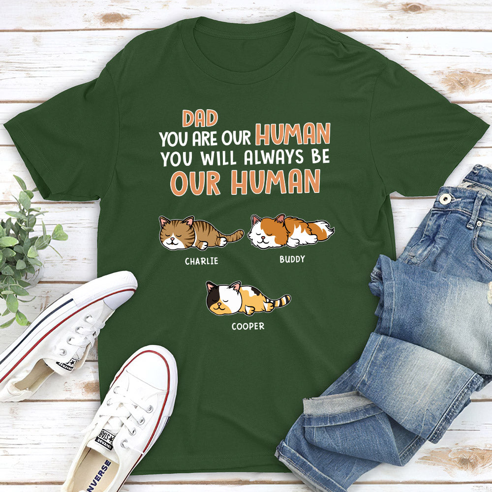 Be My Human 2 - Personalized Custom Unisex Heavy Cotton T-shirt for Pet Lovers