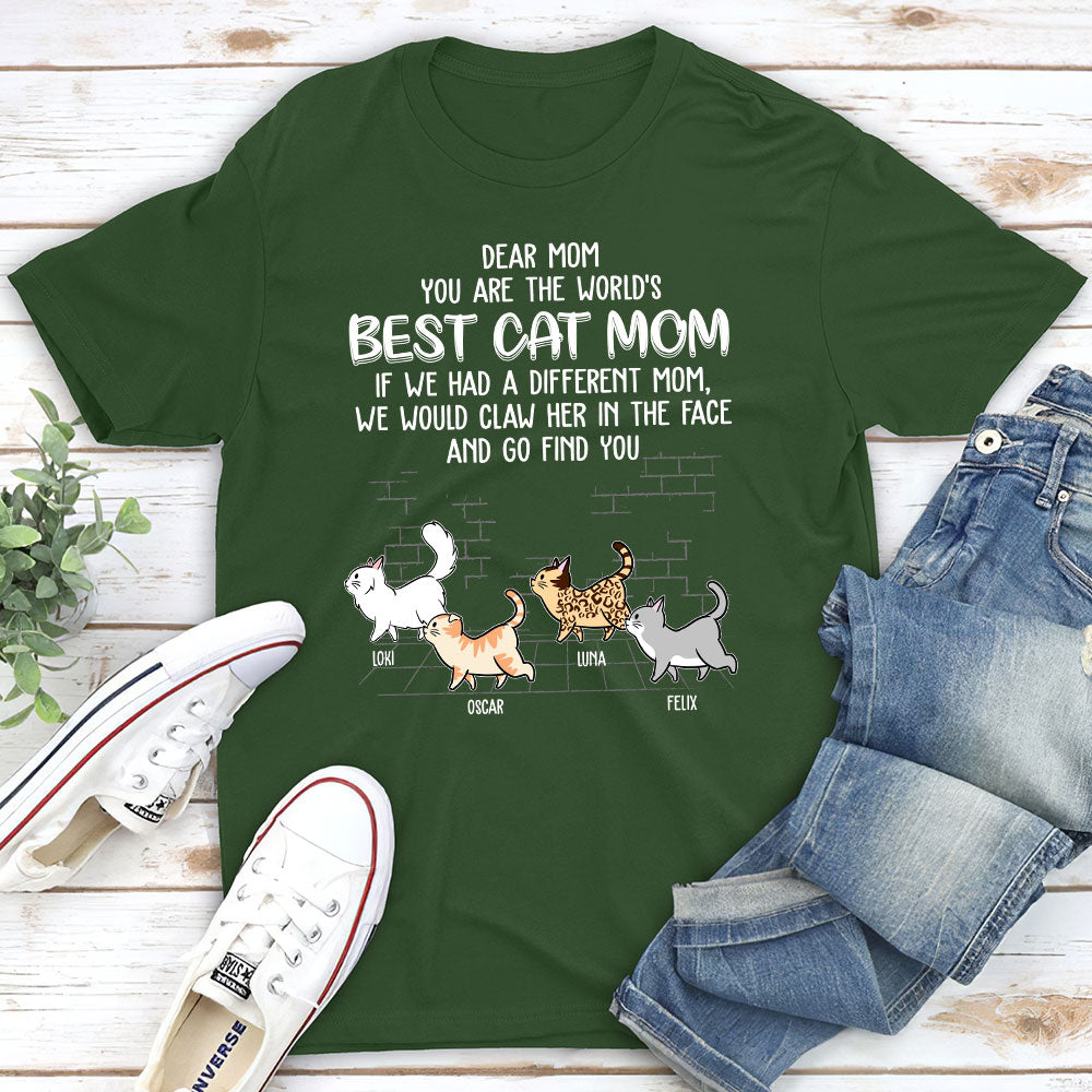 Exclusive 'I Would Claw Her Face' Personalized Custom Unisex 5.3 oz T-shirt