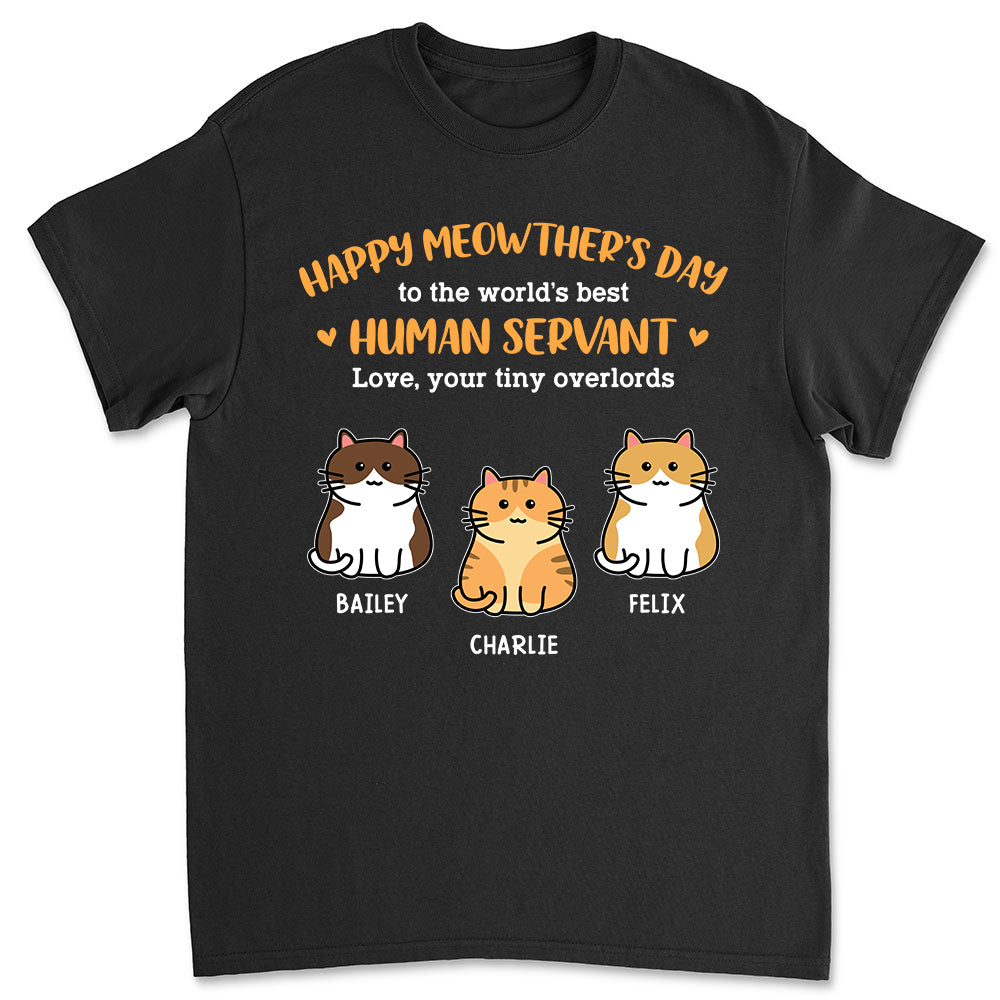 Happy Meowthers Day - Stylish Personalized Custom Unisex Cotton Blend T-shirt for Pet Lovers
