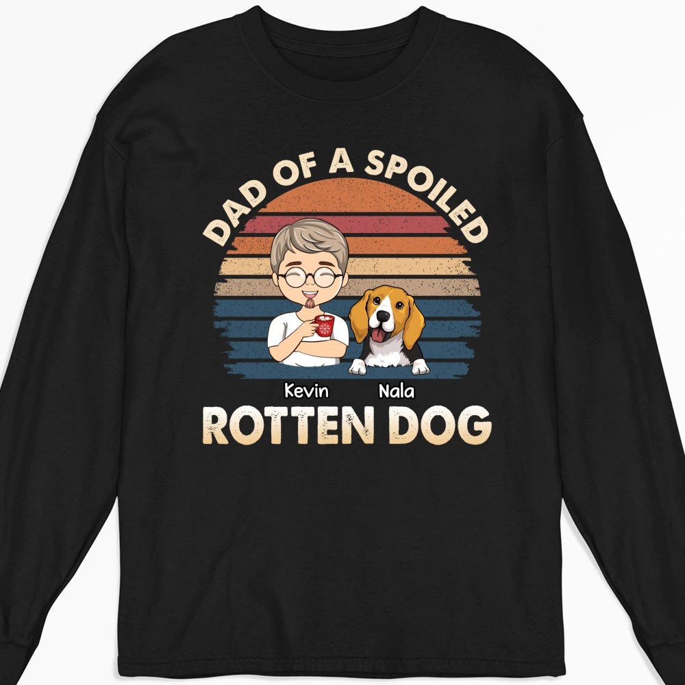 Rotten Dog Version 2 - Exclusive Personalized Custom Long Sleeve T-Shirt for Pet Lovers