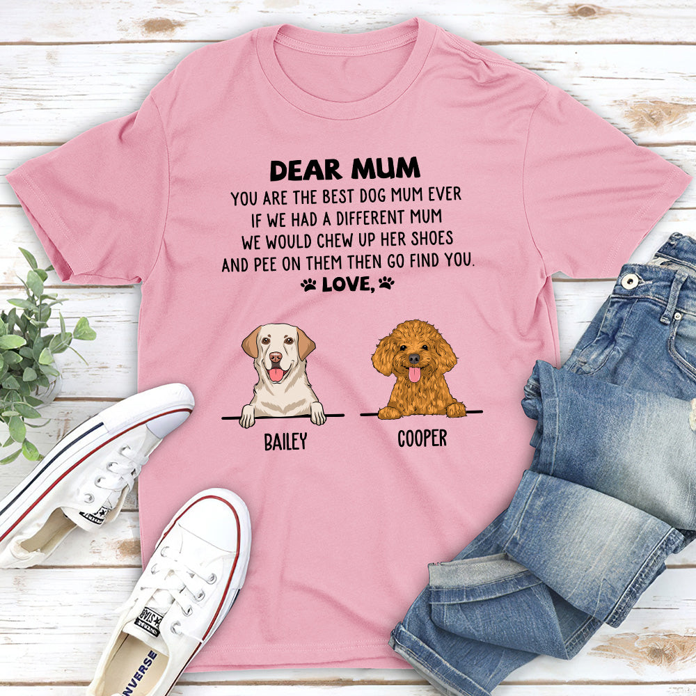 If I Had A Mom - Personalized Custom Unisex 5.3 oz T-shirt for Pet Lovers