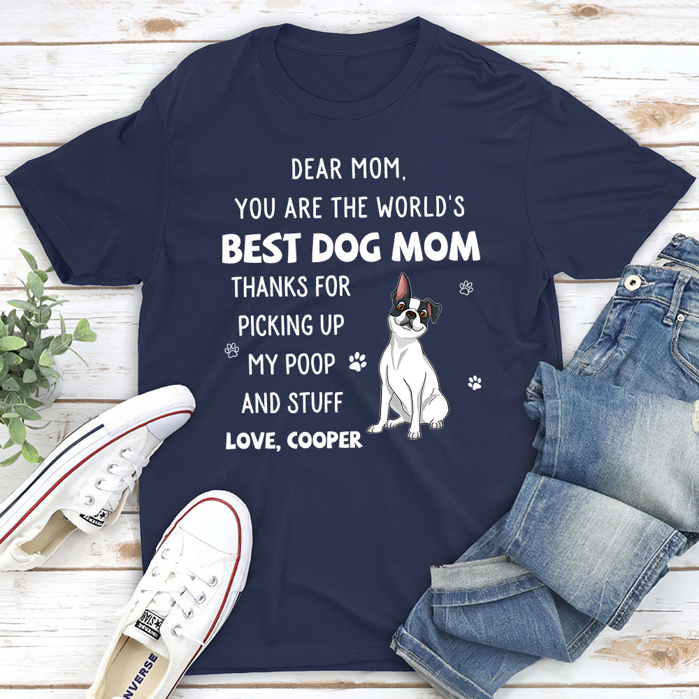 Thank You For Picking Up My Poop - Premium Personalized Custom Unisex T-shirt