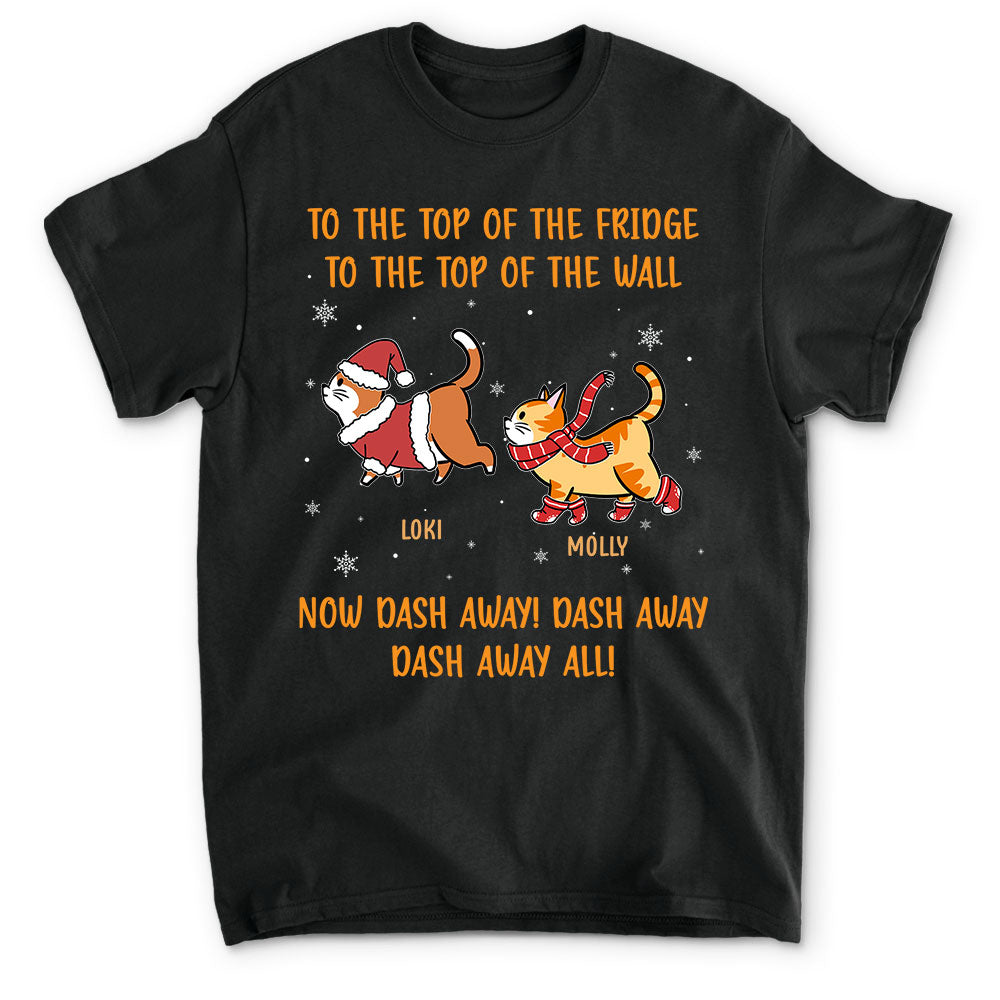 Dash Away - Personalized Custom Unisex 5.3 oz T-shirt for Pet Lovers