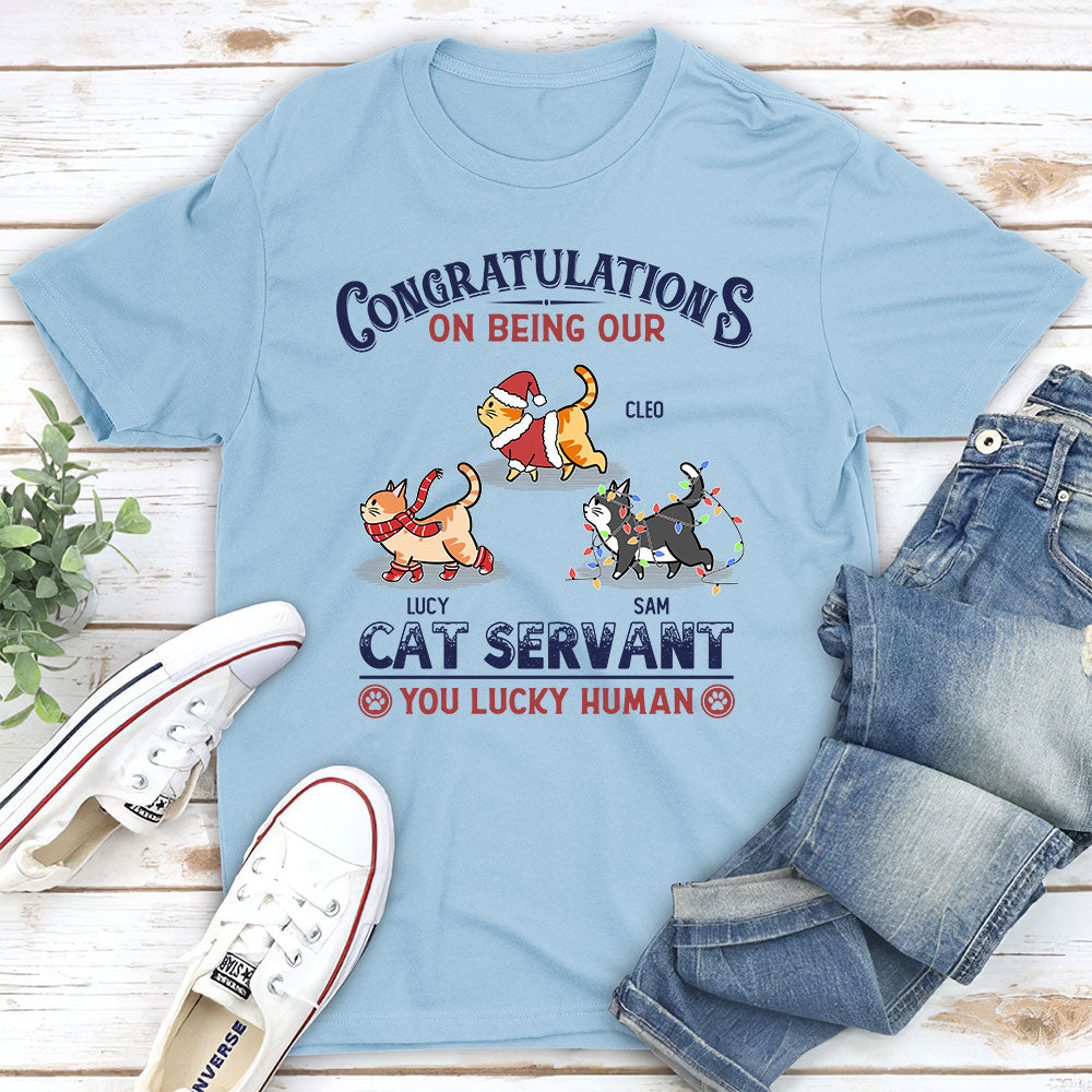 Congratulations - Personalized Custom Unisex 5.3 oz T-shirt for Pet Lovers