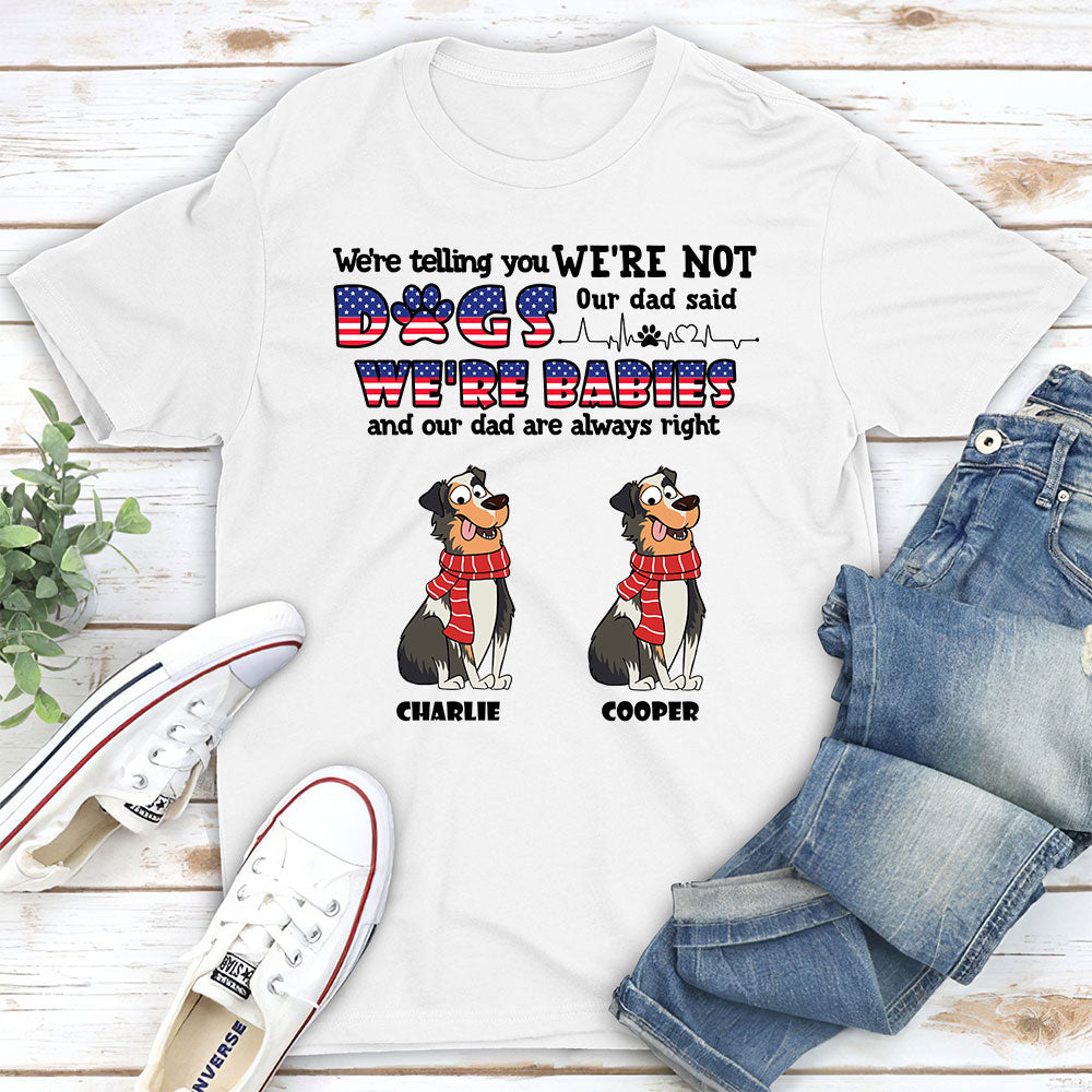 Unique Personalized Custom Unisex 'I Am Not A Baby' T-shirt