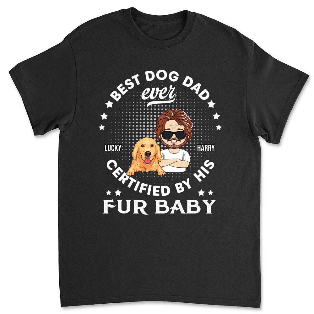 Certified By Fur Baby - Personalized Custom Unisex 5.3 oz T-shirt for Pet Lovers