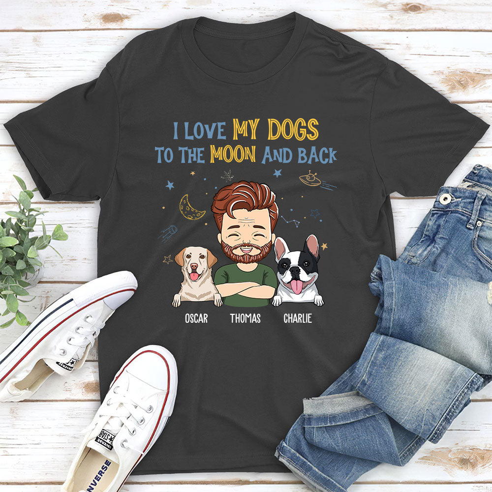 My Valentine Is - Personalized Custom Unisex 5.3 oz T-shirt for Pet Lovers