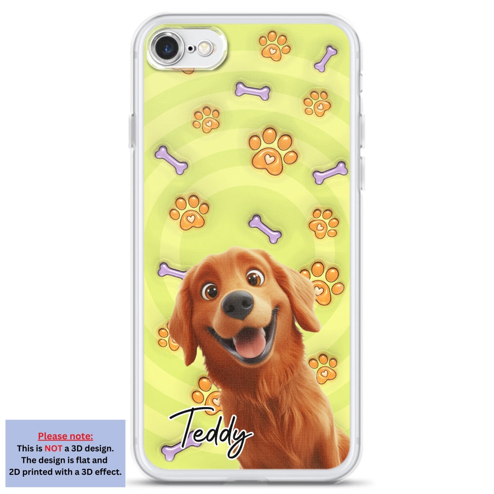 Exclusive Personalized Custom 3D Inflated Effect Phone Case - This Human Belongs To Us Cartoon Design