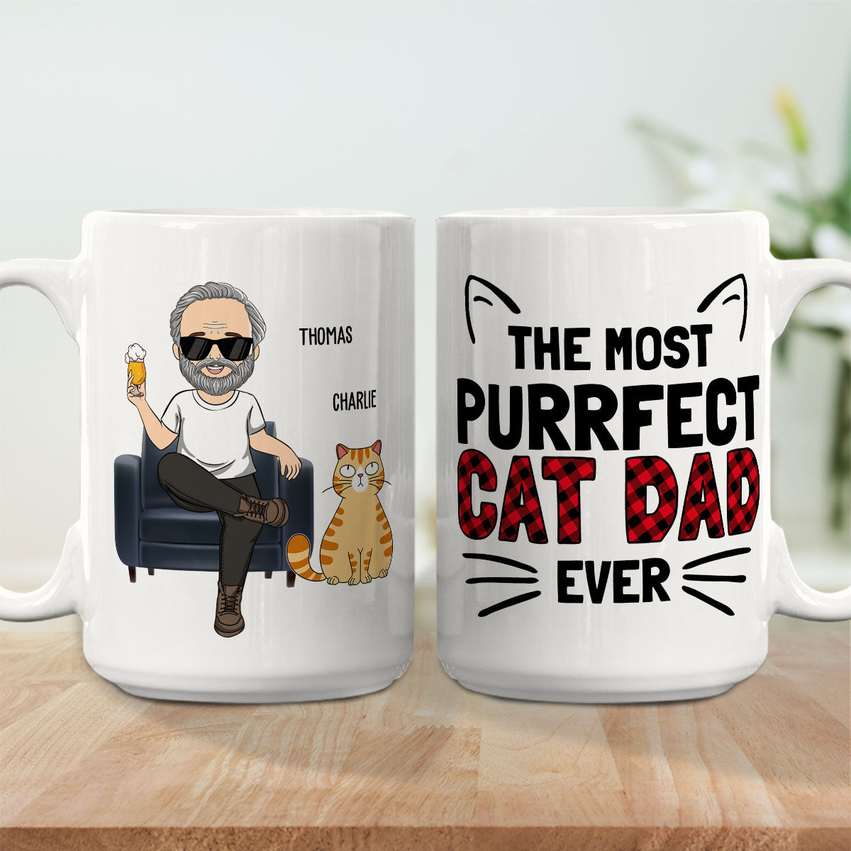 The Most Purrfect Customizable Personalized Cat Coffee Mug for Pet Lovers